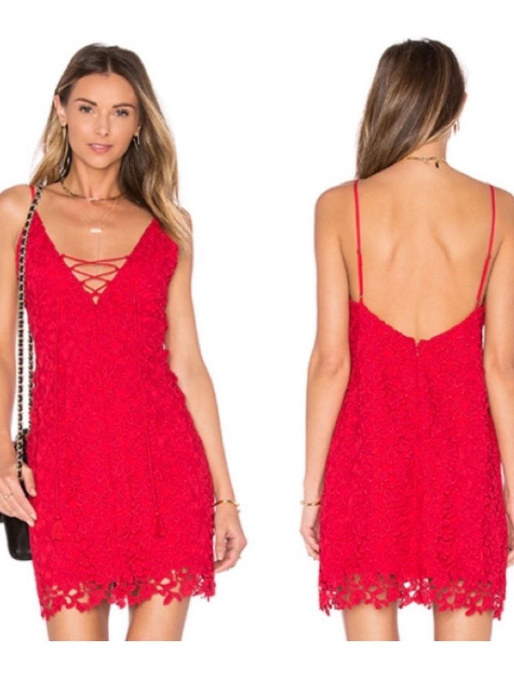 TJD The Jetson Diaries Red Mini Dress size Small